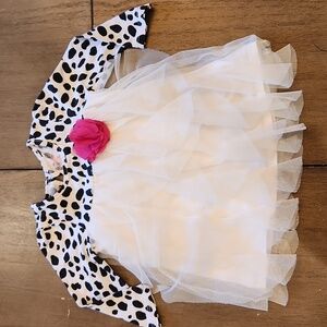 🩷🖤🤍🐄9-12m dress 🐄 🩷🖤🤍